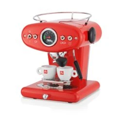 Illy X1 Anniversary E.S.E. Pod & Ground Coffee Machine - Red -Coffee Machine 20294 X1 ECO RED 3Q 2 ESP