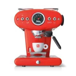 Illy X1 Anniversary E.S.E. Pod & Ground Coffee Machine - Red -Coffee Machine 20294 X1 ECO RED FRONT 1 ESP EROG