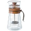 Hario Double Glass Olive Wood Coffee Press -Coffee Machine 4622 original hario double glass olive wood coffee press