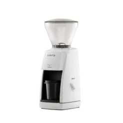 Baratza Encore ESP Coffee And Espresso Grinder - White -Coffee Machine 495 EncoreESP White DosingCup 02 QuarterLeft OnWhite WEB