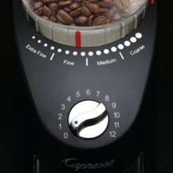 Capresso Infinity Plus Conical Burr Coffee Grinder In Black -Coffee Machine 570.01InfinityPlusDialHR