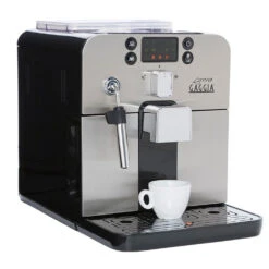 Gaggia Brera Espresso Machine In Black -Coffee Machine 5820 original gaggia brera espresso machine in black right