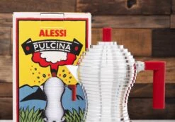 Illy Alessi Pulcina 3 Cup Moka Pot - Red -Coffee Machine AlessiPulcina Banner