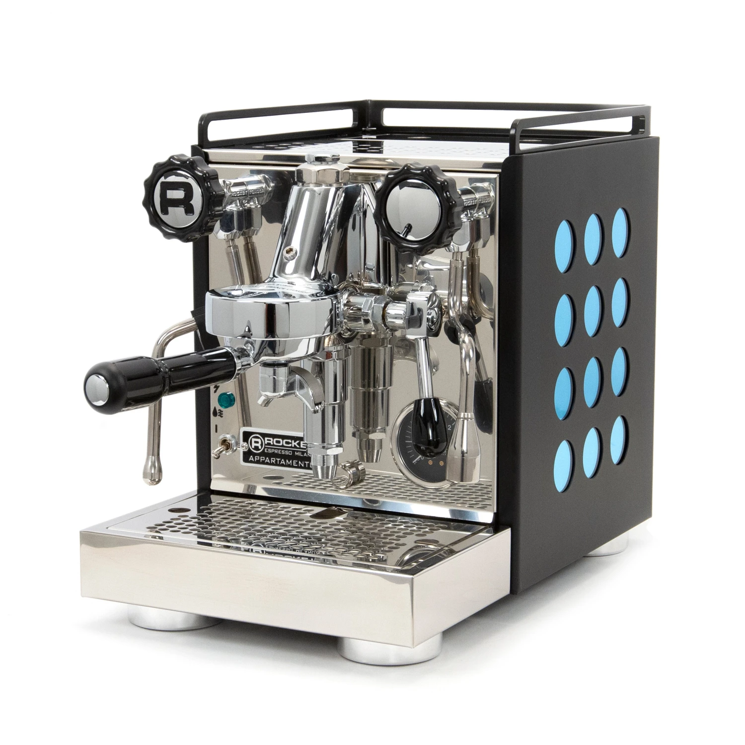 Rocket Espresso Appartamento Serie Nera Espresso Machine - Aquamarine 3 Rocket Espresso Appartamento Serie Nera Espresso Machine - Aquamarine