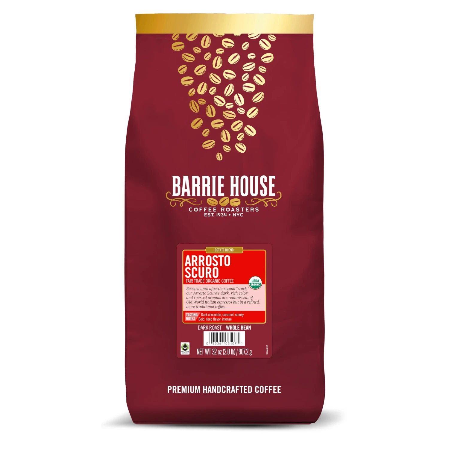 Barrie House Arrosto Scuro Fair Trade Organic Coffee 3 Barrie House Arrosto Scuro Fair Trade Organic Coffee