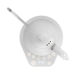 Brewista Artisan Electric Gooseneck Kettle - All White -Coffee Machine ArtisanKettleWhiteonwhitetopview