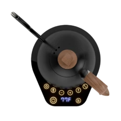 Brewista Artisan Electric Gooseneck Kettle - Matte Black -Coffee Machine ArtisanKettleblackonblacktopview