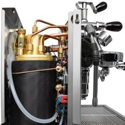 Bezzera Aria PID Espresso Machine With Flow Control - Black With Rosewood -Coffee Machine BZARIABLKPIDFC 1
