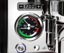 Bezzera Aria PID Espresso Machine With Flow Control - Black With Rosewood -Coffee Machine BZARIABLKPIDFC 3 G