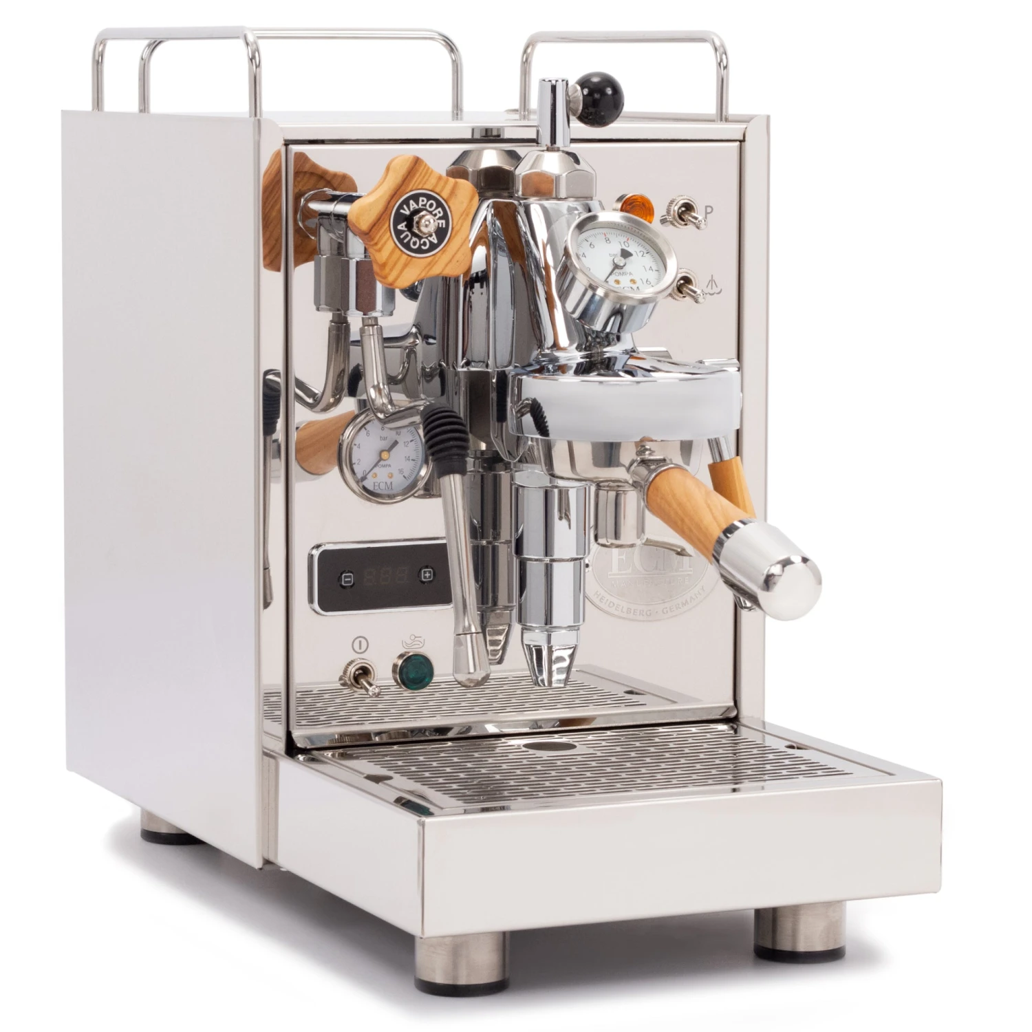 ECM Classika PID Espresso Machine With Flow Control - Olive Wood 5 ECM Classika PID Espresso Machine With Flow Control - Olive Wood - Image 3