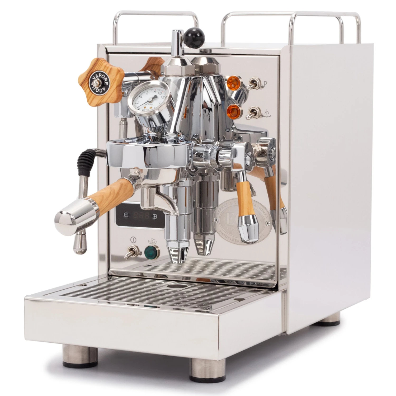 ECM Classika PID Espresso Machine With Flow Control - Olive Wood 3 ECM Classika PID Espresso Machine With Flow Control - Olive Wood