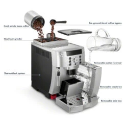Delonghi ECAM22110SB Magnifica XS Super-Automatic Espresso Machine -Coffee Machine Coffee3DMagnificaECAM22110sb