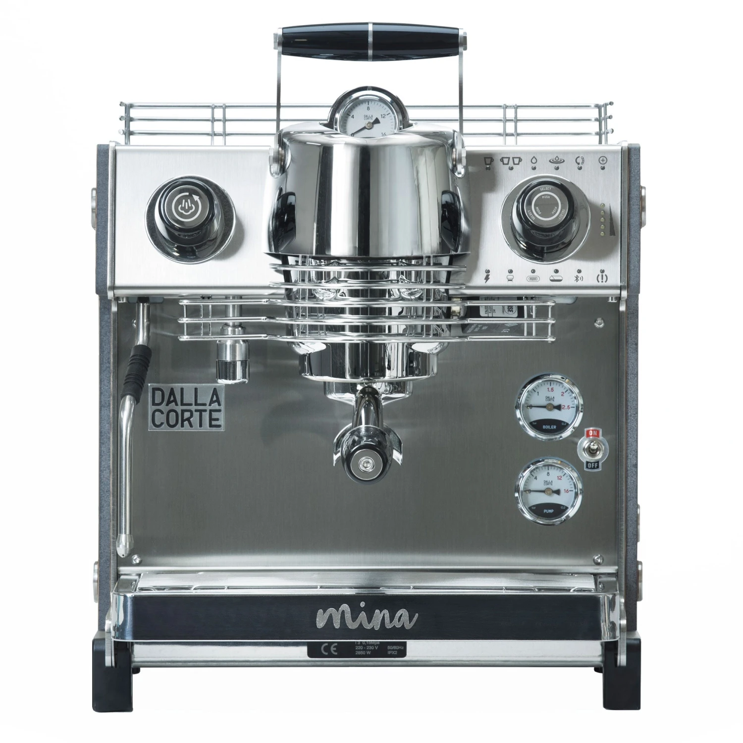 Dalla Corte Mina Espresso Machine (110v) - Country Green 4 Dalla Corte Mina Espresso Machine (110v) - Country Green - Image 2