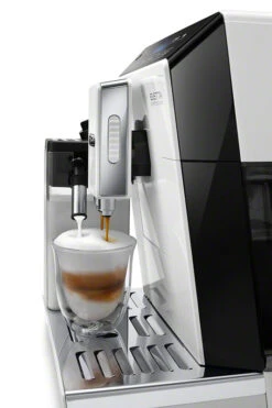 Refurbished DeLonghi Eletta Cappuccino In White ECAM44660W -Coffee Machine ECAM44660WElettaWhiteLatteCrema