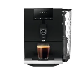 JURA ENA 4 Super-Automatic Espresso Machine - Full Metropolitan Black -Coffee Machine ENA 4 Full Metropolitan Black NAA frontal coffee