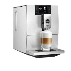 JURA ENA 8 Espresso Machine - Massive Aluminum 20 JURA ENA 8 Espresso Machine - Massive Aluminum -Coffee Machine ENA 8 Massive Aluminum angle latte macchiato