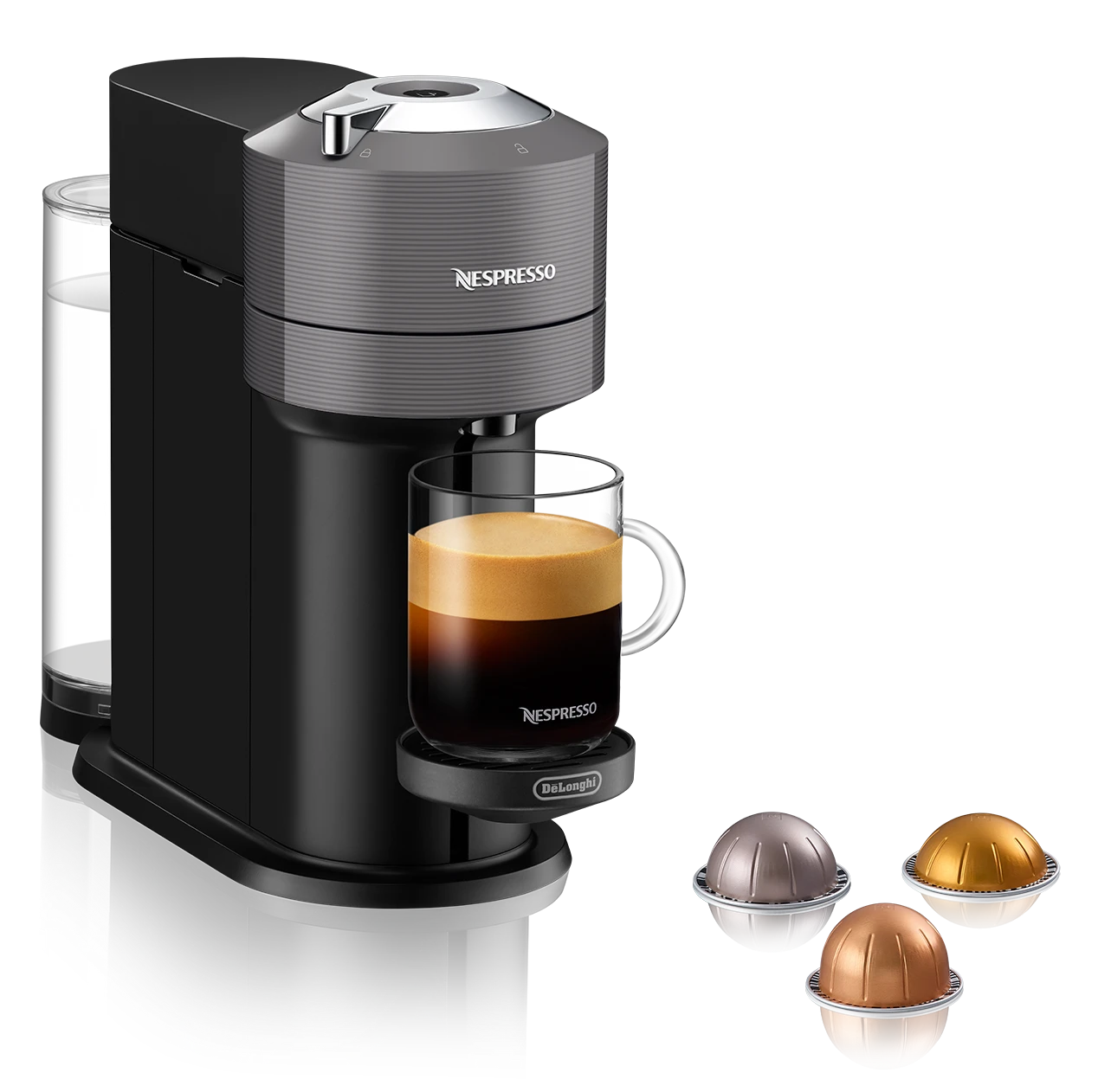 Nespresso Vertuo Next Espresso Machine By DeLonghi - Grey 4 Nespresso Vertuo Next Espresso Machine By DeLonghi - Grey - Image 2