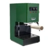 Gaggia Classic Evo Pro Espresso Machine In Jungle Green With Tiger Maple -Coffee Machine GACLASSICEVOPROGRNTM Green Maple Bottomless EVO