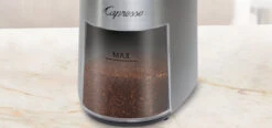 Capresso Infinity Plus Conical Burr Coffee Grinder In Metal -Coffee Machine GroundsBin Grid4 a82c82a4 ef95 404a 93b4 03dd1ac1bdca