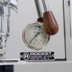 Rocket Espresso Giotto Cronometro V Espresso Machine - Walnut Accents -Coffee Machine IMG 1255