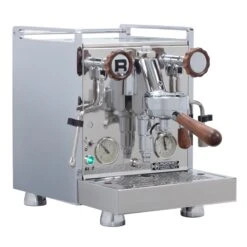 Rocket Espresso Mozzafiato Cronometro V Espresso Machine - Walnut Accents -Coffee Machine IMG 1302W