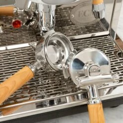 ECM Synchronika Espresso Machine - Olive Wood -Coffee Machine IMG 2383