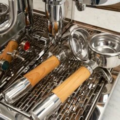 ECM Synchronika Espresso Machine With Flow Control - Olive Wood -Coffee Machine IMG 2391 be61d388 929a 42f0 8309 f577540629f8