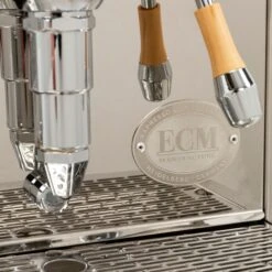 ECM Synchronika Espresso Machine With Flow Control - Olive Wood -Coffee Machine IMG 2392