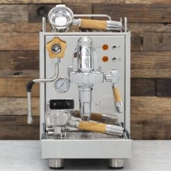 ECM Classika PID Espresso Machine - Olive Wood -Coffee Machine IMG 4409