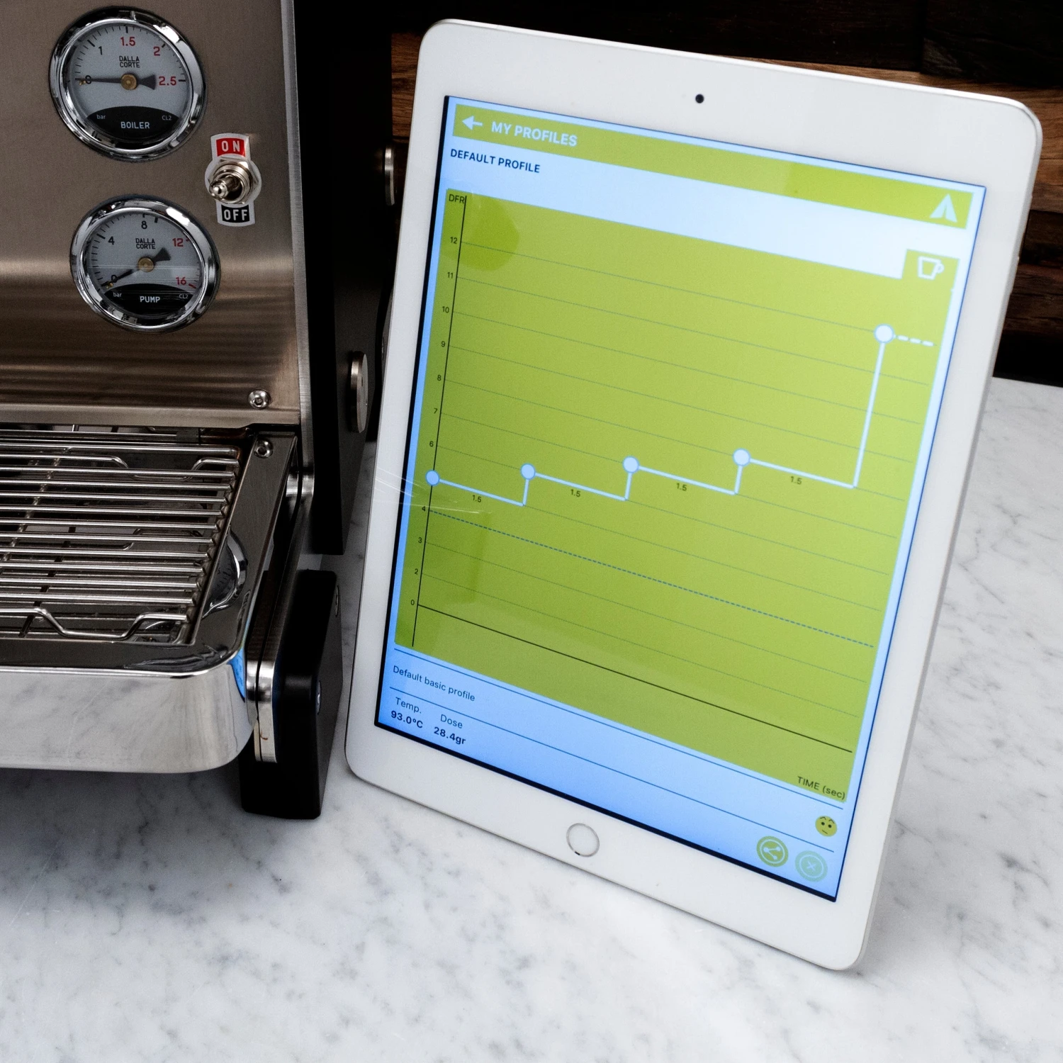 Dalla Corte Mina Espresso Machine (110v) - Country Green 19 Dalla Corte Mina Espresso Machine (110v) - Country Green - Image 17