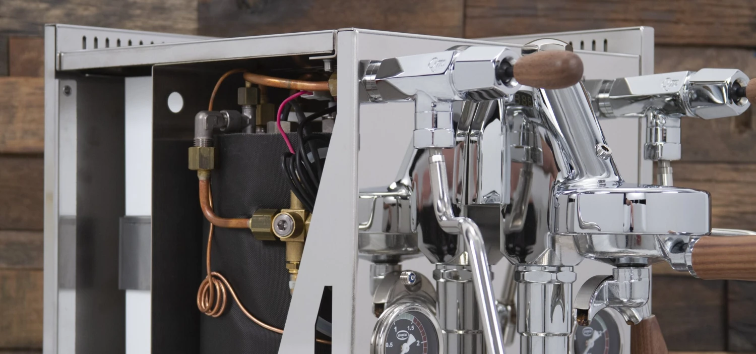 Quick Mill Arnos Espresso Machine With Flow Control - Walnut Accents 11 Quick Mill Arnos Espresso Machine With Flow Control - Walnut Accents - Image 9