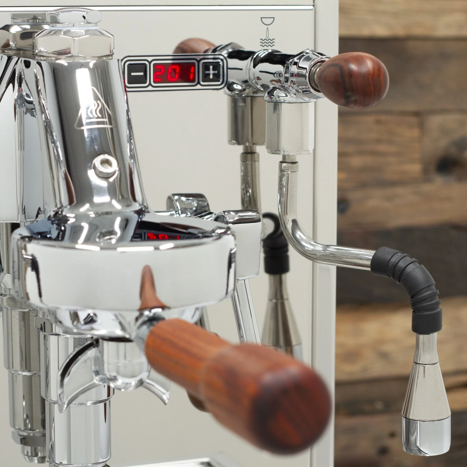 Bezzera Magica PID Espresso Machine With Flow Control - Rosewood 8 Bezzera Magica PID Espresso Machine With Flow Control - Rosewood - Image 6