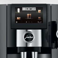 JURA J8 Super-Automatic Espresso Machine - Piano Black -Coffee Machine J8 det PB Screen SL