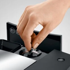 JURA J8 Super-Automatic Espresso Machine - Piano Black -Coffee Machine J8 emo PB MiSi grinder reg