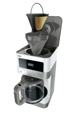 Braun KF6050WH BrewSense Coffee Maker In White -Coffee Machine KF6050 BrewSense WHITE US Exploded1