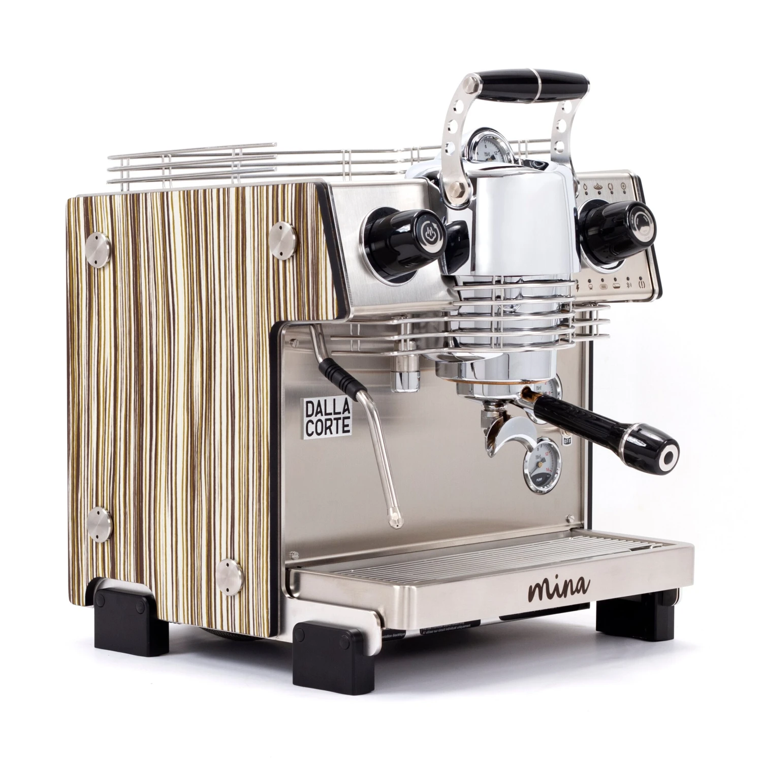 Dalla Corte Mina Espresso Machine (110v) - Country Green 3 Dalla Corte Mina Espresso Machine (110v) - Country Green