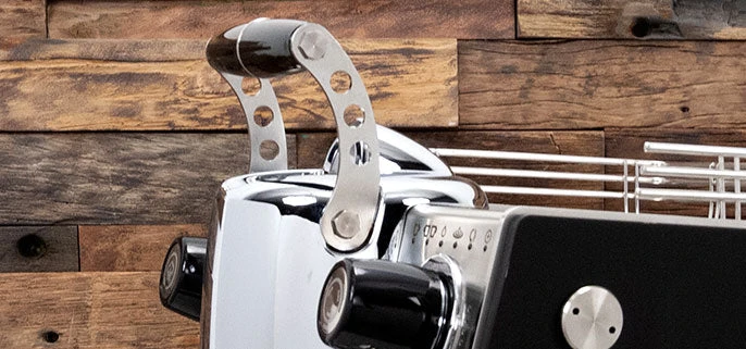 Dalla Corte Mina Espresso Machine (110v) - Country Green 7 Dalla Corte Mina Espresso Machine (110v) - Country Green - Image 5