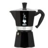 Bialetti Moka Express Nera 6-Cup Moka Pot -Coffee Machine MokaExpressNera