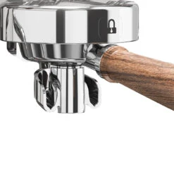 Lelit 58mm Double Spout Coffee Slide Portafilter - Walnut -Coffee Machine PDCPF15 DNA1