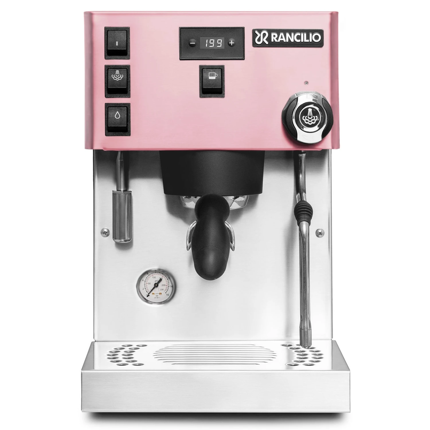 Rancilio Silvia Pro X Dual Boiler Espresso Machine In Pink 3 Rancilio Silvia Pro X Dual Boiler Espresso Machine In Pink