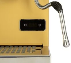 Profitec GO Espresso Machine - Yellow With Blackened Oak -Coffee Machine ProfitecGO gelb PID a2e07331 bdf3 484a a6c7 b34fefce05ec