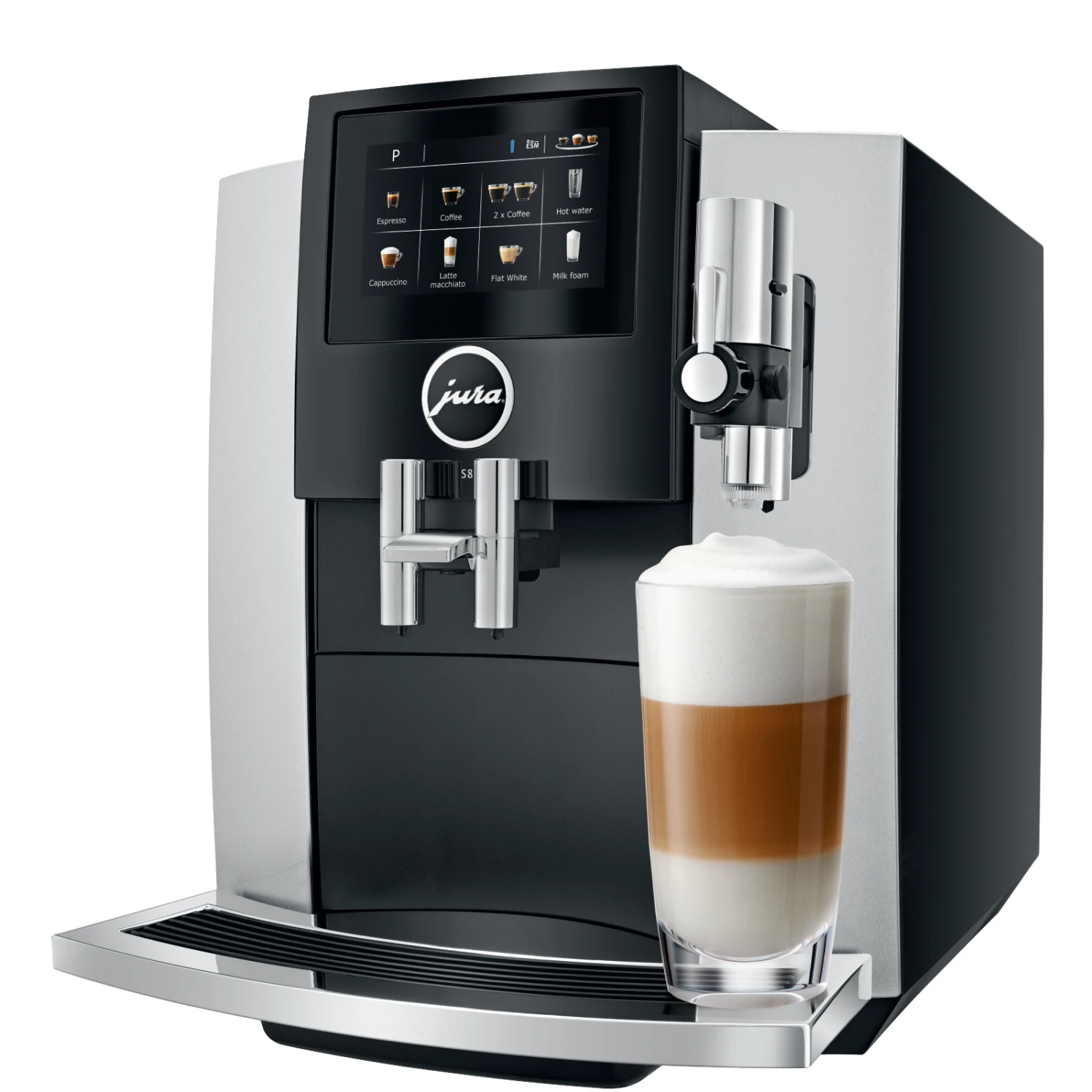JURA S8 Espresso Machine - Moonlight Silver 3 JURA S8 Espresso Machine - Moonlight Silver