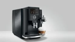 JURA S8 Black Espresso Machine -Coffee Machine S8 Piano Black infinity table cappuccino