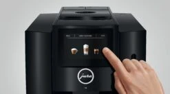 JURA S8 Black Espresso Machine -Coffee Machine S8 Piano Black touchscreen display