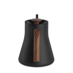 Fellow Stagg EKG Pro 0.9L Pour Over Kettle - Matte Black With Walnut Accents -Coffee Machine StaggEKGPro MatteBlackWalnut HandleFacing 2