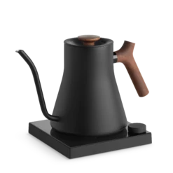 Fellow Stagg EKG Pro Studio Edition 1L Pour Over Kettle - Matte Black With Walnut Accents -Coffee Machine StaggEKGProStudioEdition MatteBlackWalnut WithBase 2