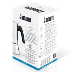 Bialetti Venus 6-Cup Stainless Steel Moka Pot -Coffee Machine Venus BoxBack