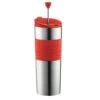 Bodum 15oz Traveling French Press Coffee Maker In Red -Coffee Machine bodum 15oz traveling french press coffee maker red 1