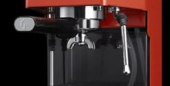 Gaggia Classic Pro Espresso Machine In Lobster Red -Coffee Machine closeup steamwond 1560x790 fd7a67df f137 4d65 aedd f5beec820073