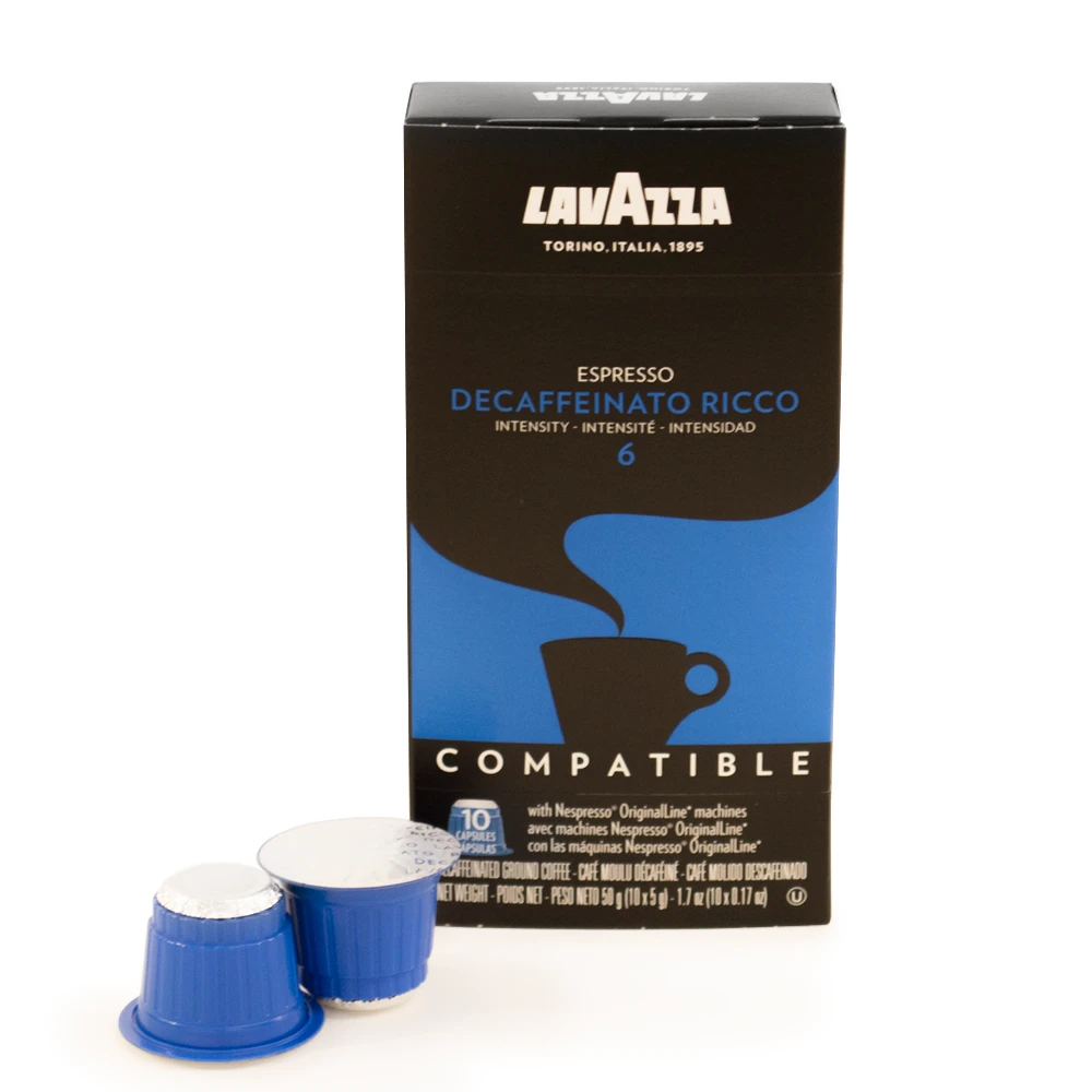 Lavazza Decaffeinato Ricco Espresso Capsules 3 Lavazza Decaffeinato Ricco Espresso Capsules